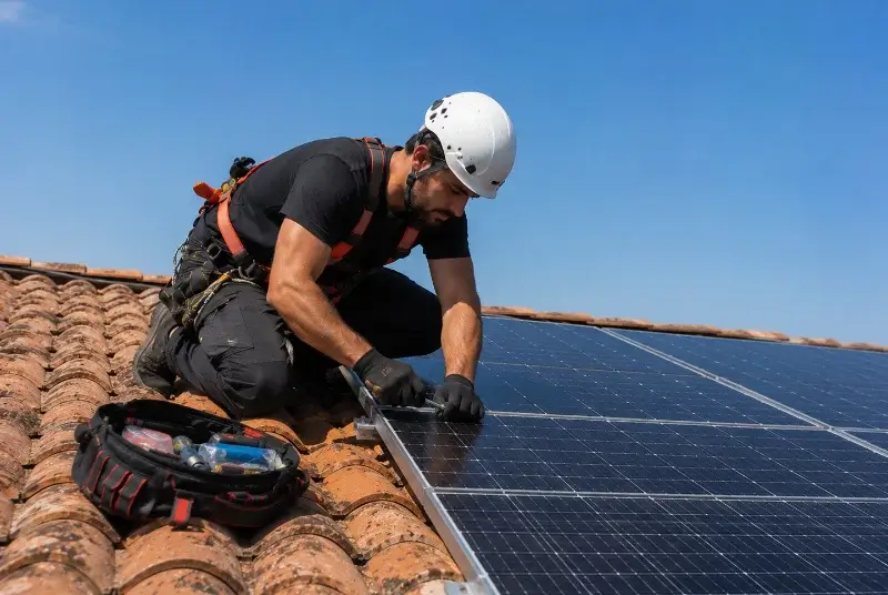 Maintenance et monitoring de panneaux solaires à Ruffigné